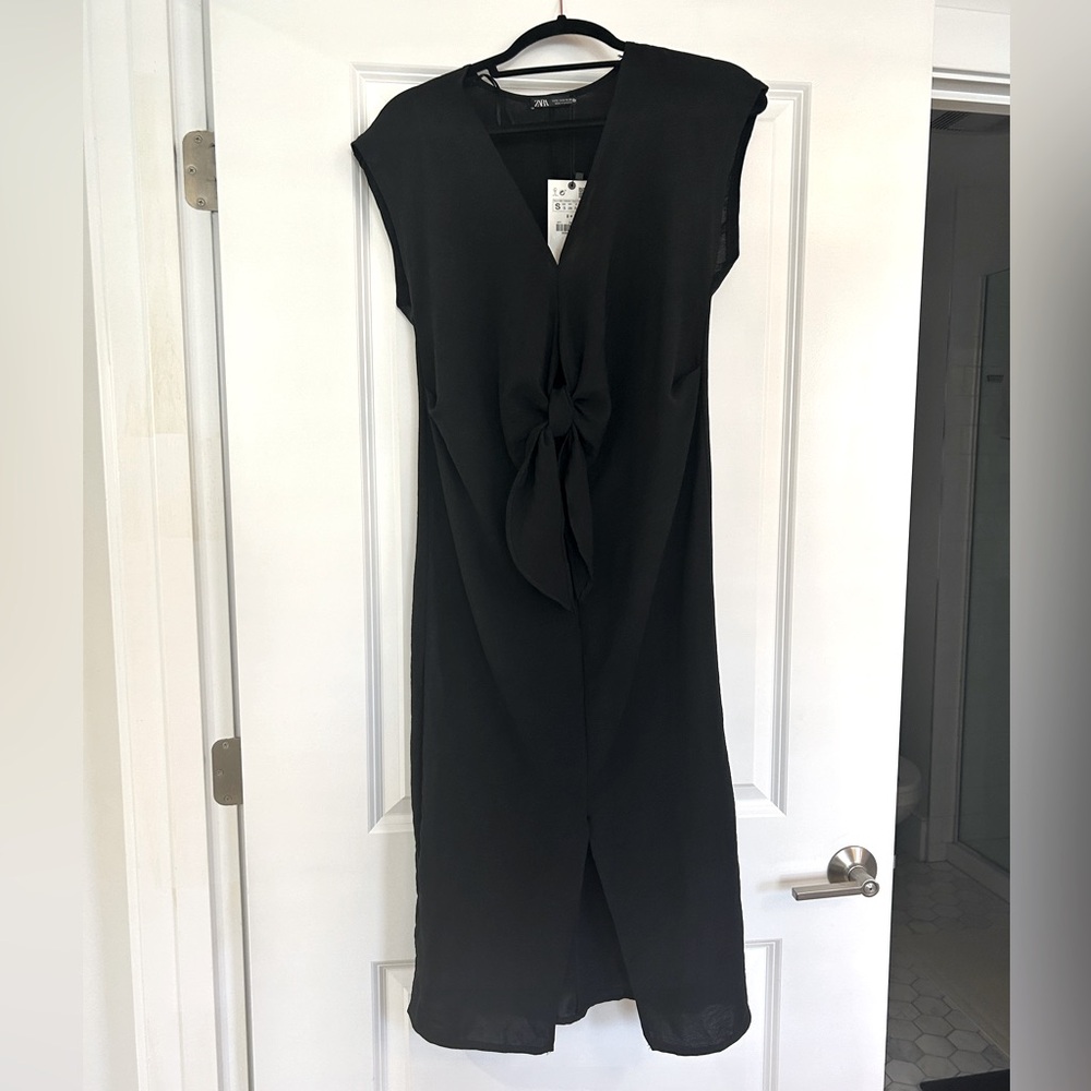 NWT Zara front tie dress size S